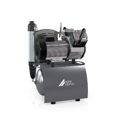 Durr Dental Duo – двухцилиндровый компрессор с мембранным осушителем
